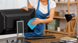 Nettoyage et désinfection de bureaux par Breveco